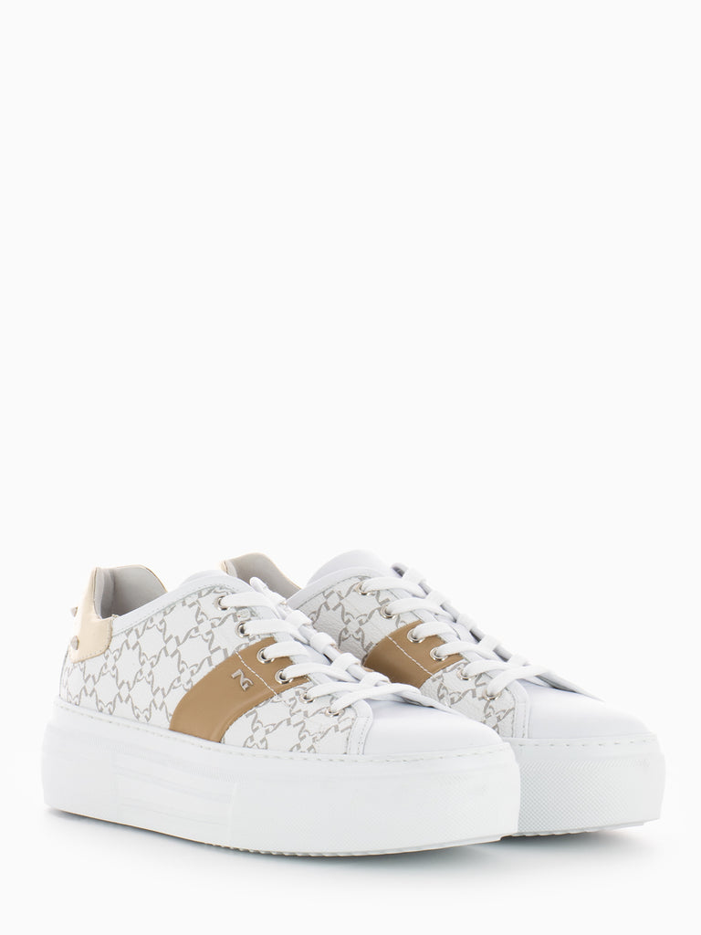 NERO GIARDINI - Sneakers Skipper t.giove bianco