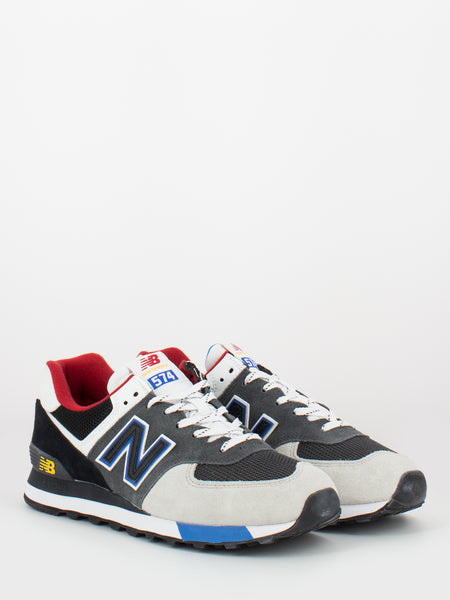 574 nero / bianco / blu / rosso