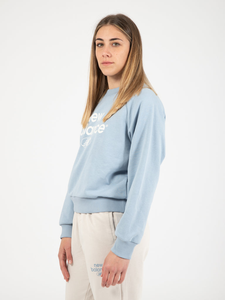 NEW BALANCE - Felpa Essentials Reimagined Archive crewneck grigia