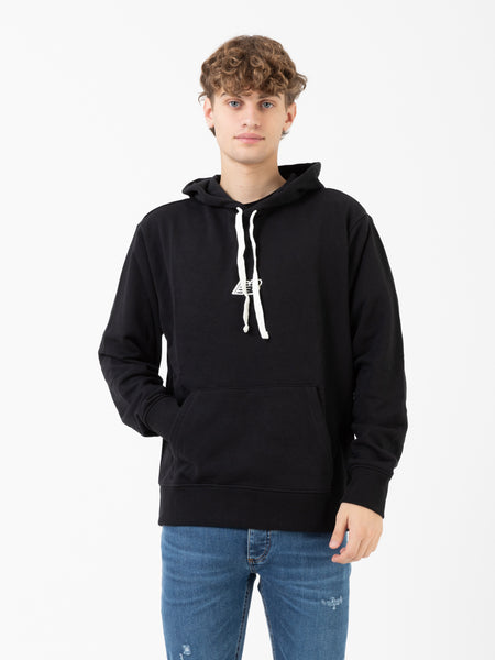 Felpa hoodie Essential Fleece black
