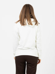 NEW BALANCE - Felpa hoodie Essential Pullover bianca