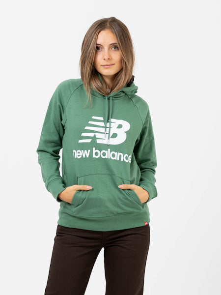 Felpa hoodie Essential Pullover verde