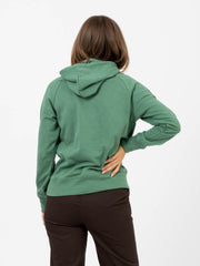 NEW BALANCE - Felpa hoodie Essential Pullover verde