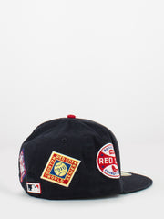 NEW ERA - Cappellino 59FIFTY Boston Red Sox Cooperstown Patch blu navy