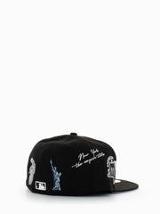 NEW ERA - Cappellino 59Fifty Fitted New York Yankees black / white