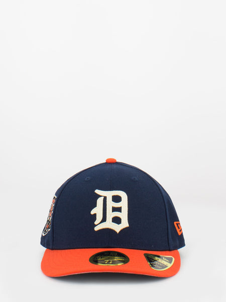 Cappellino 59FIFTY Low Profile Detroit Tigers Cooperstown Patch Blu