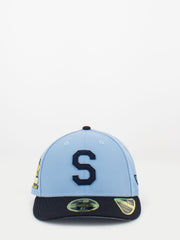 NEW ERA - Cappellino 59FIFTY Low Profile Seattle Pilots Cooperstown Patch azzurro