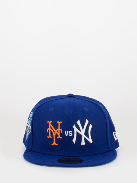 Cappellino 59FIFTY New York Mets VS Yankees Cooperstown Blu