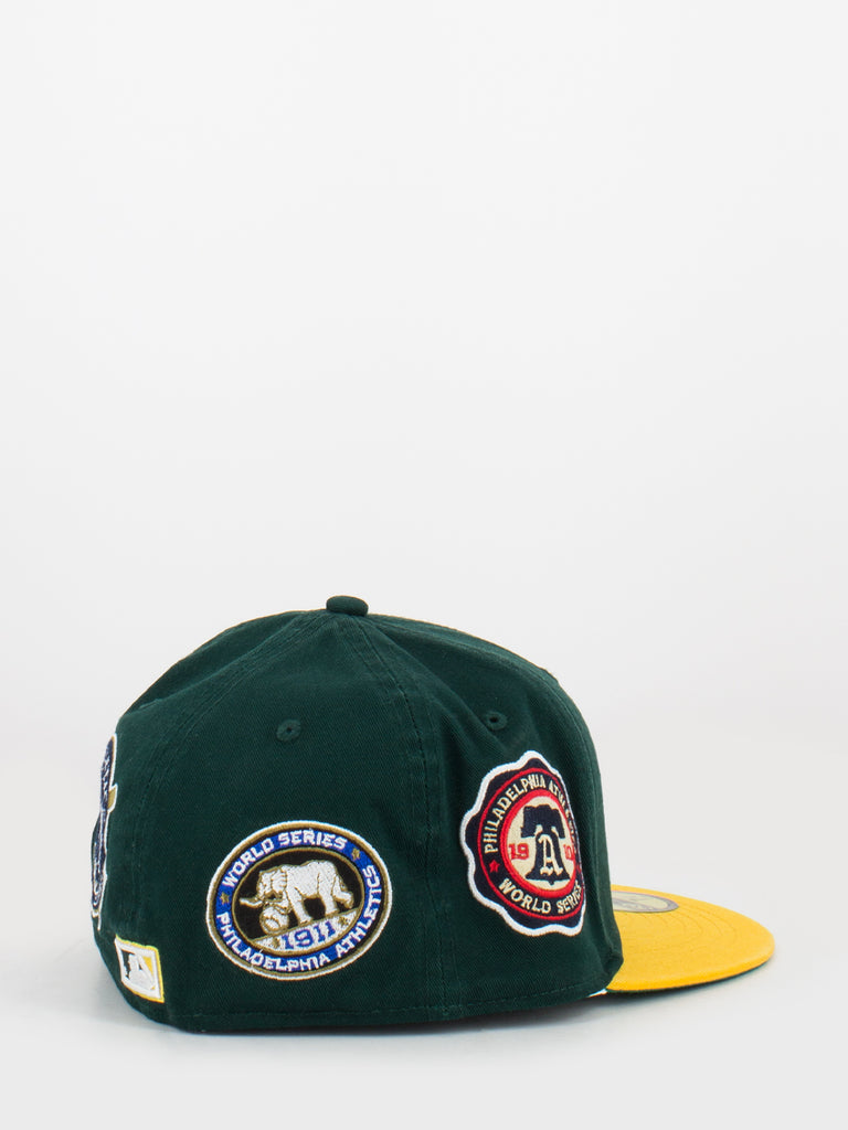 NEW ERA - Cappellino 59FIFTY Oakland Athletics Cooperstown Patch Verde