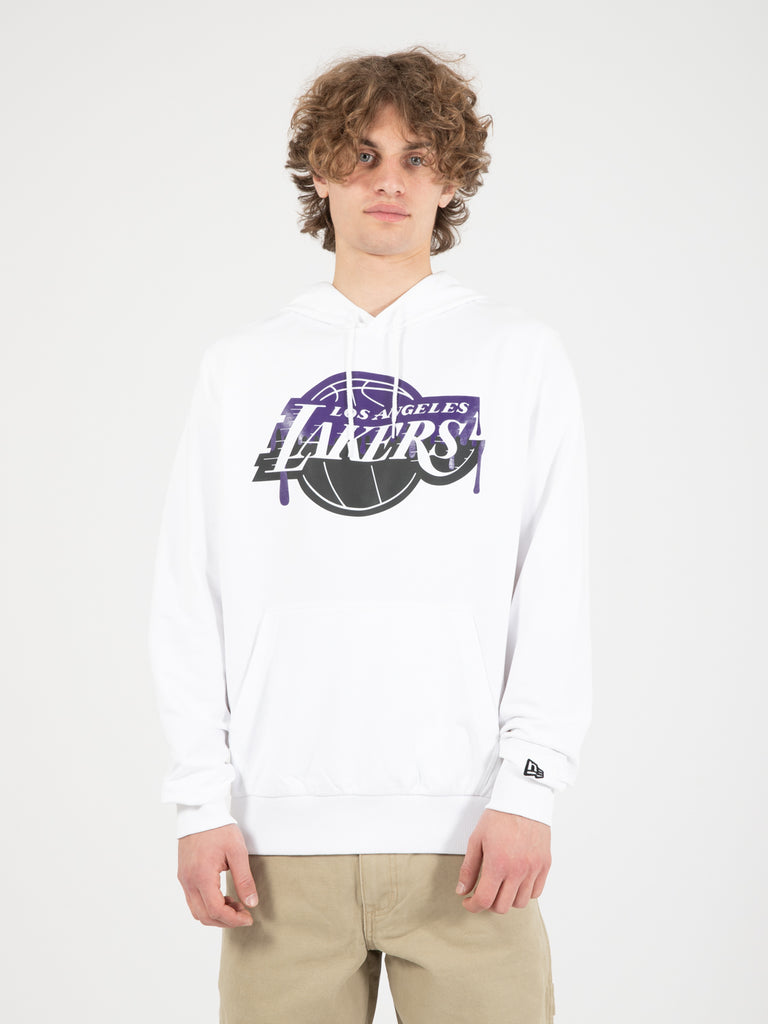 NEW ERA - Felpa LA Lakers NBA Drip Logo white