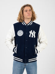NEW ERA - Giacca Varsity New York Yankees navy / white