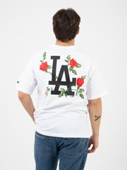 NEW ERA - T-shirt LA Dodgers MLB Floral white