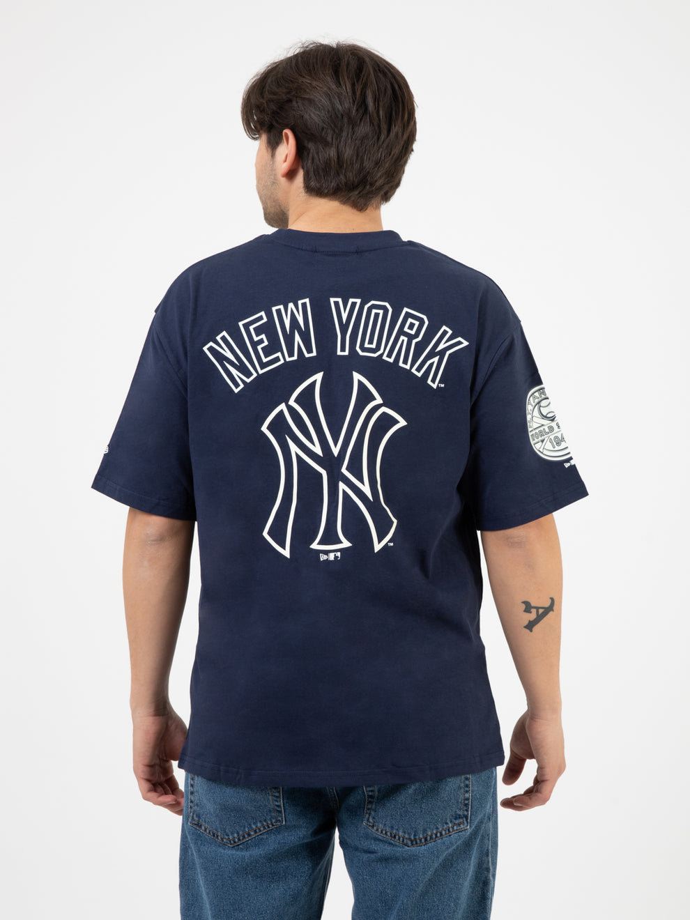 Big Logo Mlb Ny Shirt New Era New York Yankees MLB Heritage Navy T