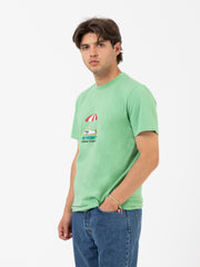 EDMMOND STUDIOS - T-shirt No Vacancy Umbrella plain light green