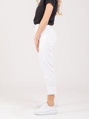 NOU-NOUMENO CONCEPT - Joggers Fungo con laccio quick bianchi