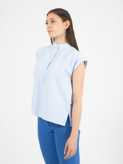 TRUE NYC - Camicia Rachele Light Oxford azure