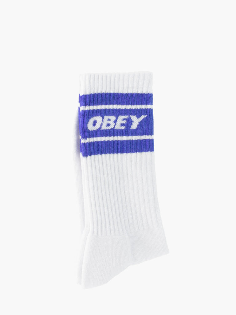 OBEY - Calzini Cooper II white / princess blue