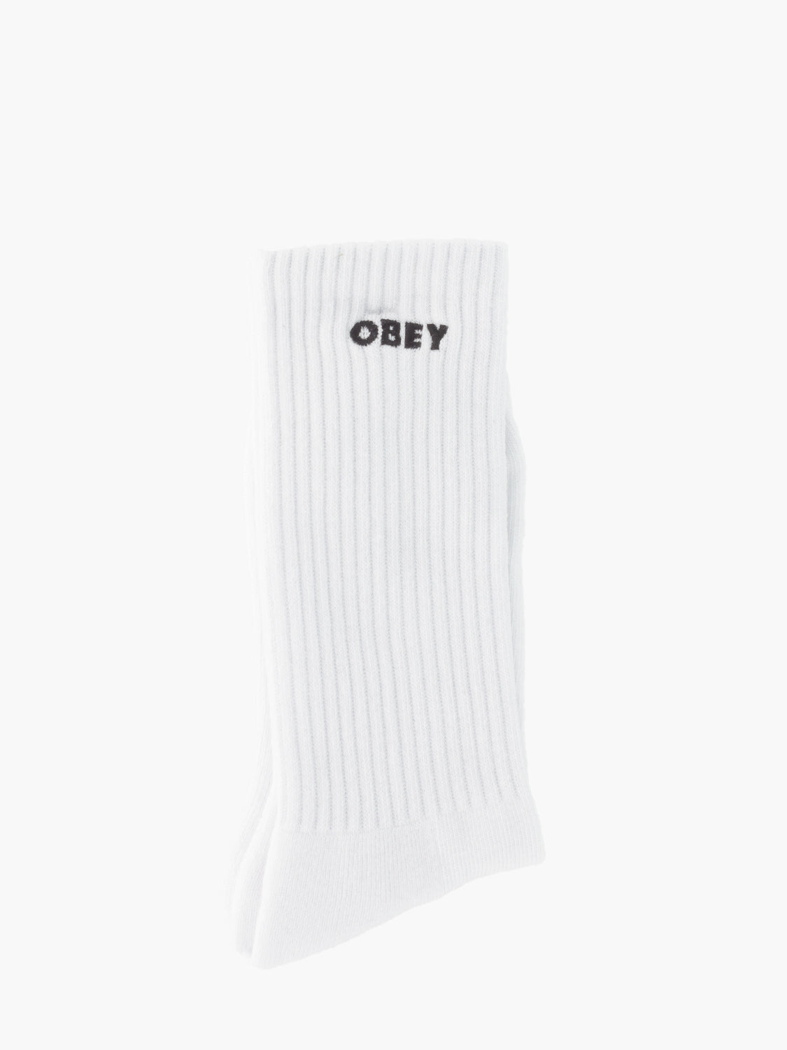 Obey Bold White Socks