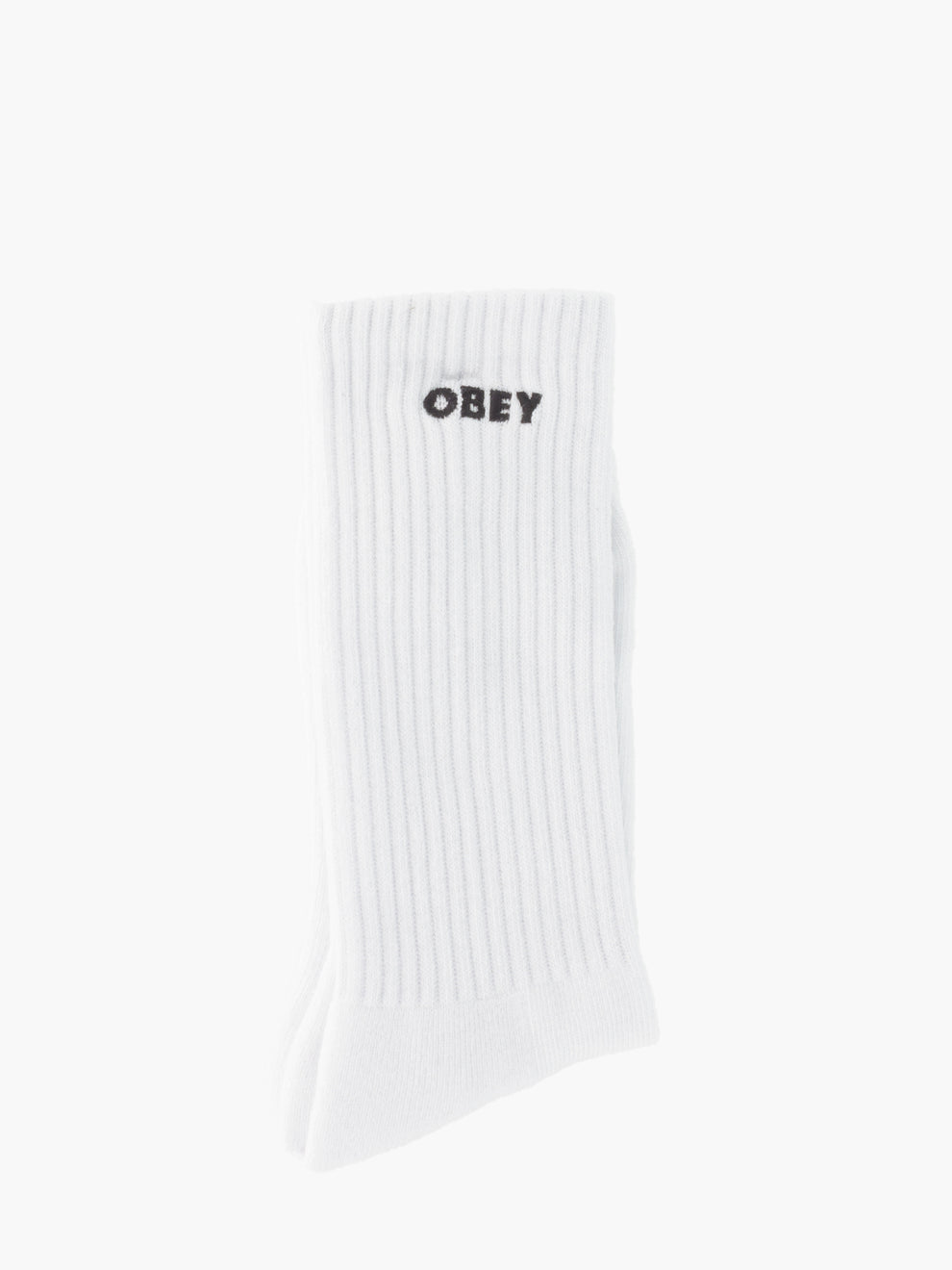 Obey Bold White Socks