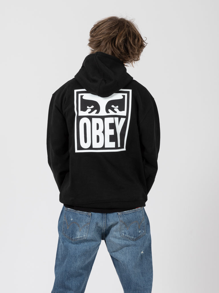 OBEY - Eyes Icon 2 felpa hoodie nera