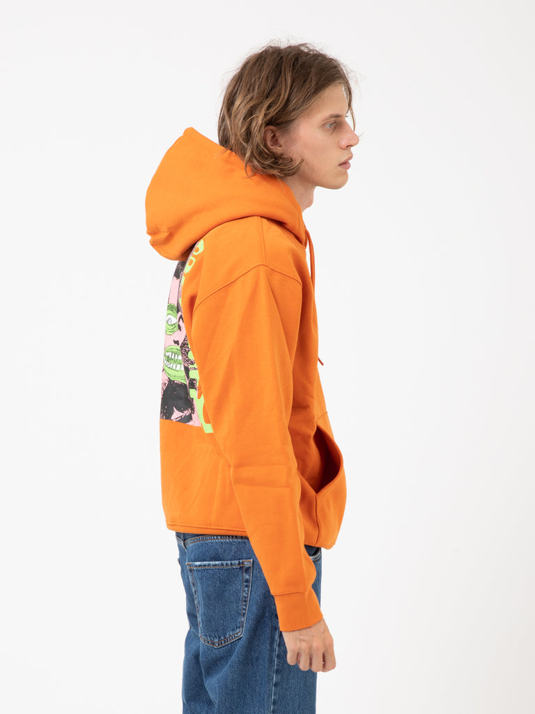 OBEY - Felpa hoodie Grafx orange