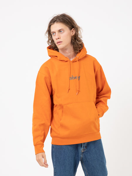 Felpa hoodie Lowercase orange oxide