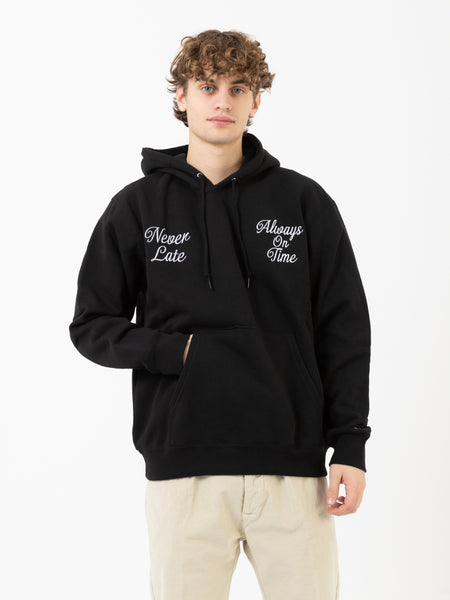 Felpa Late Hood black