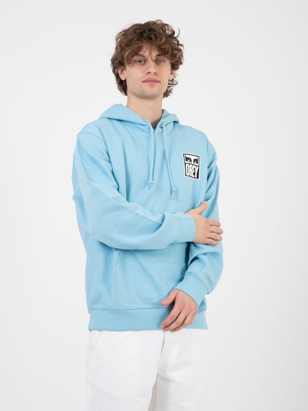 Felpa Obey Eyes Icon 2 sky blue