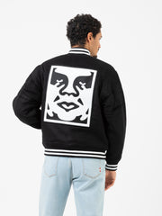 OBEY - Giacca varsity League Icon black