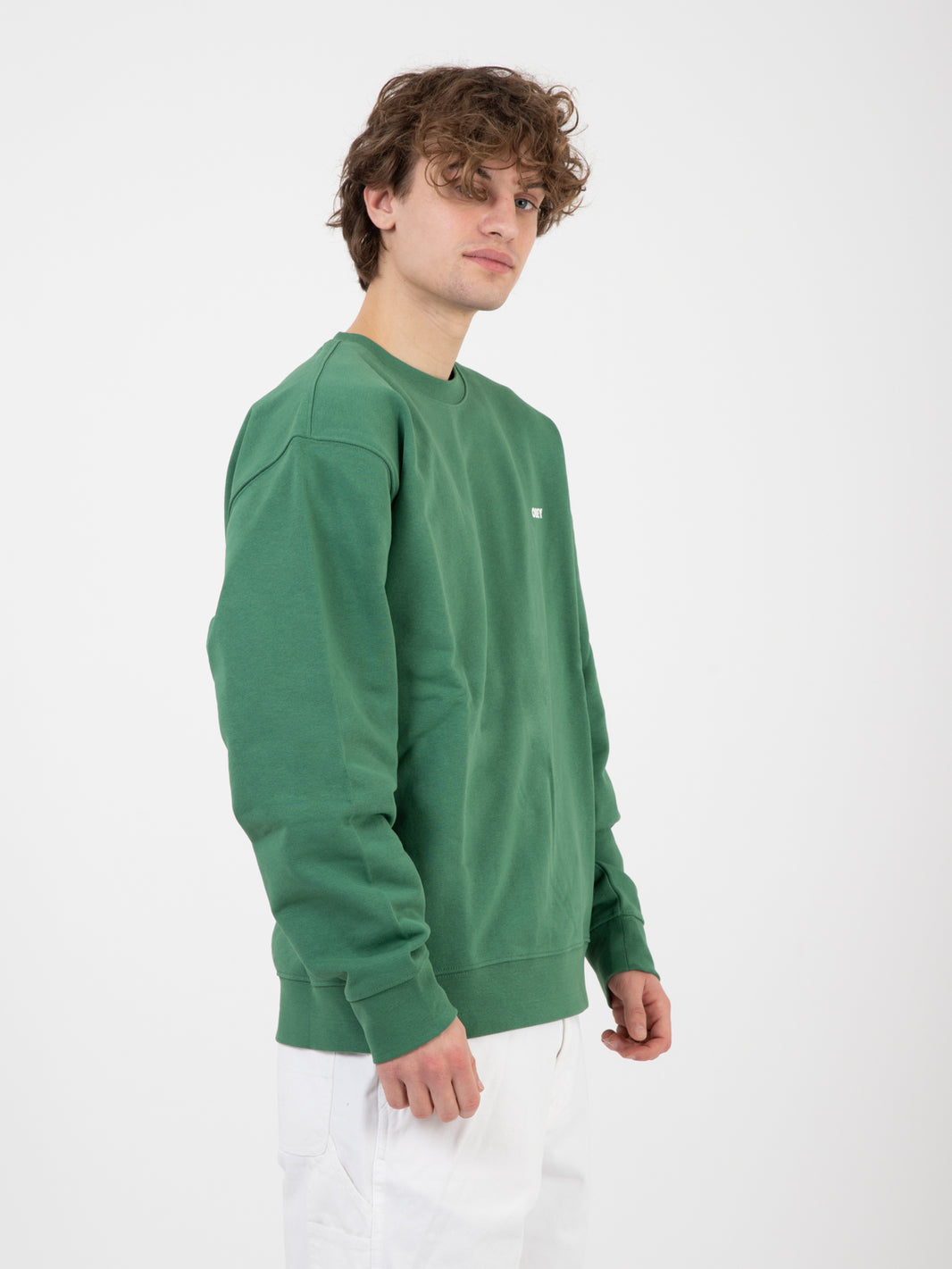 Obey Bold Crew palm leaf