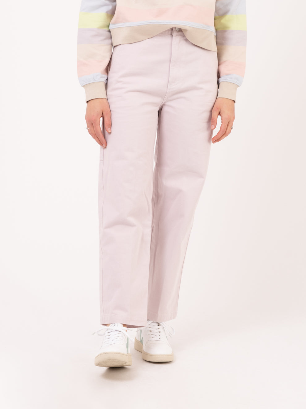Pantaloni Brighton Carpenter purple paste