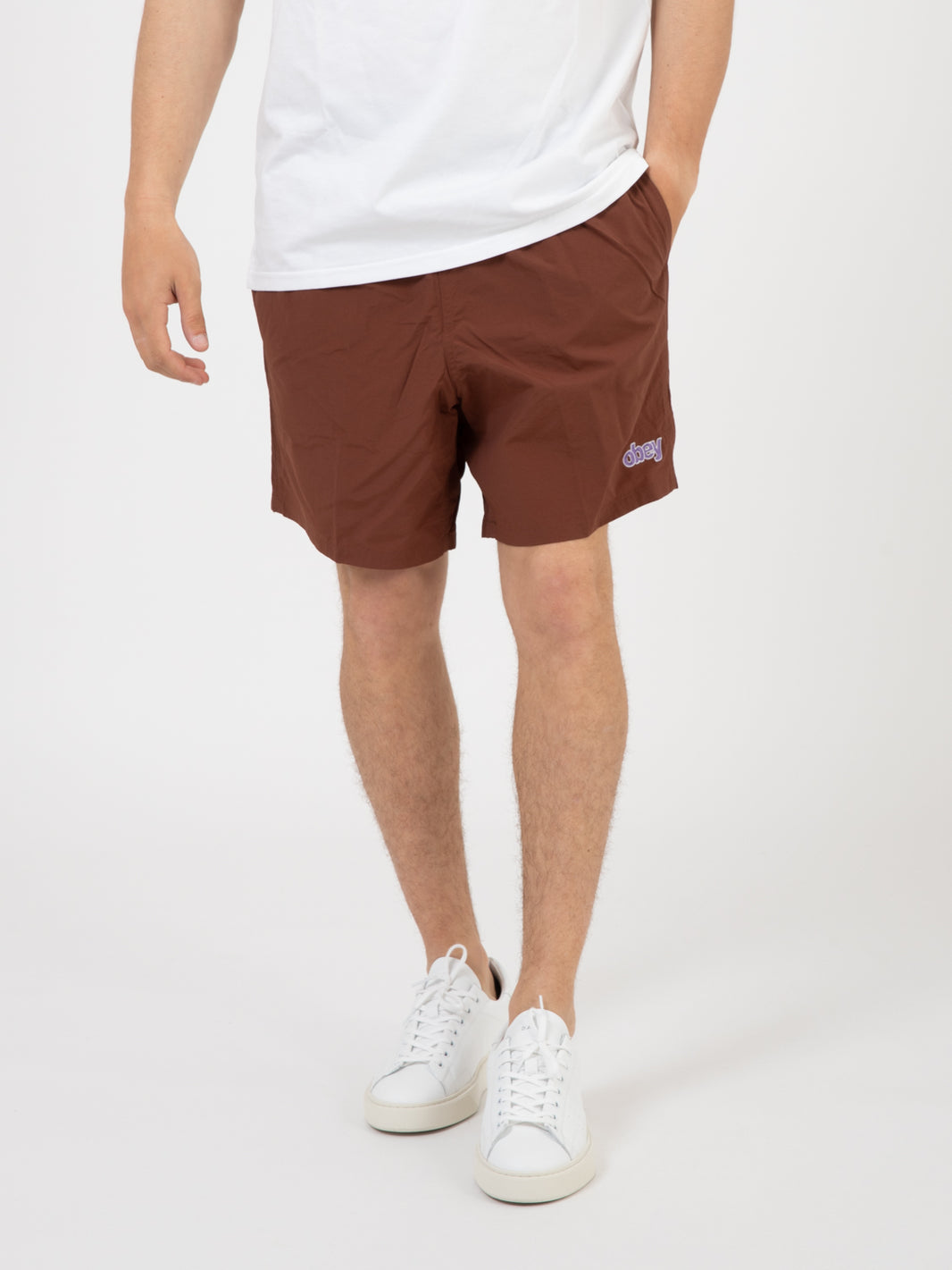Shorts easy peak web sepia