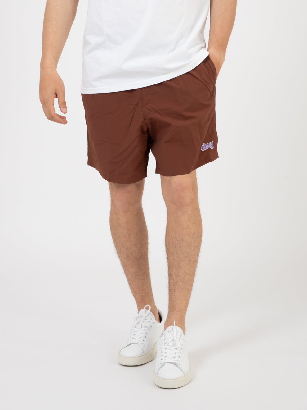 Shorts easy peak web sepia