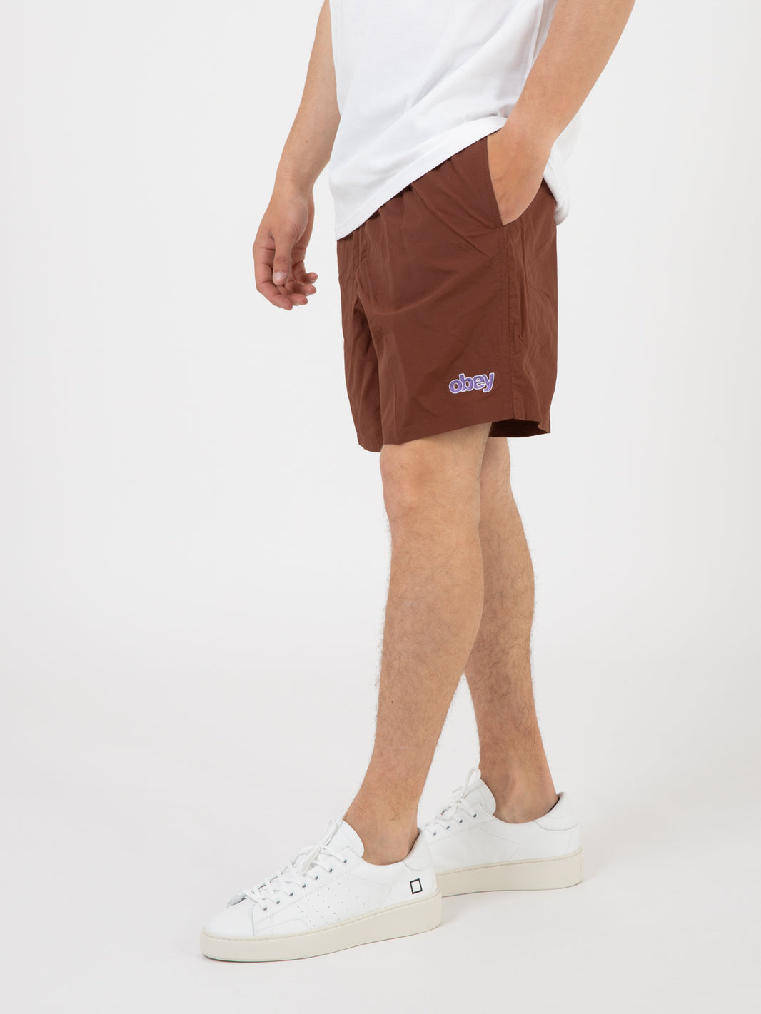 Shorts easy peak web sepia