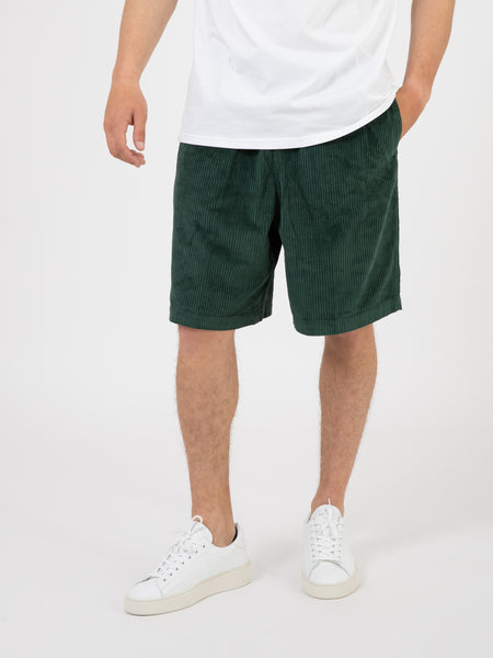 Shorts easy relaxed corduroy dark cedar