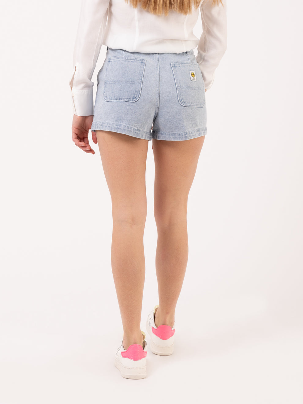 Shorts Emma denim bleached indigo
