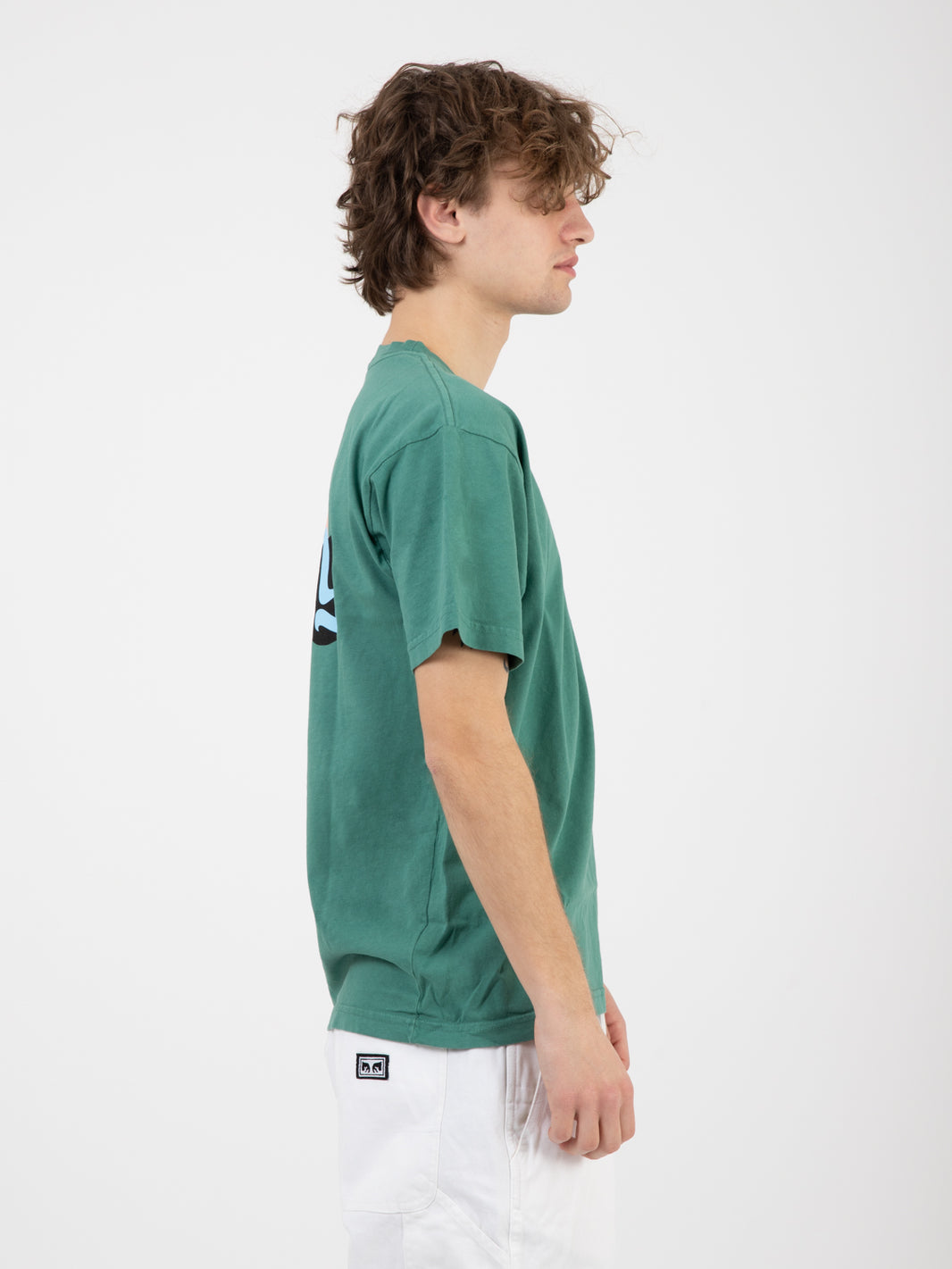 T-Shirt Obey dot palm leaf