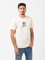 OBEY - T-shirt Psyche Wave Icon cream