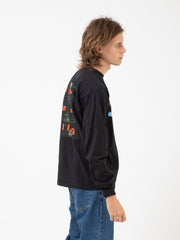 OBEY - T-shirt Stars Begin Falling L/S off black