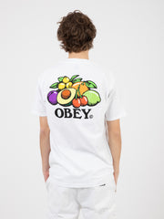 OBEY - T-Shirts Obey Bowl Of Fruit white