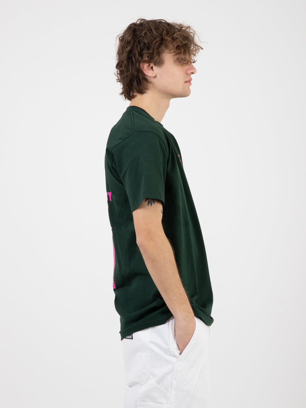 Obey End Police Brutality forest green T-Shirts