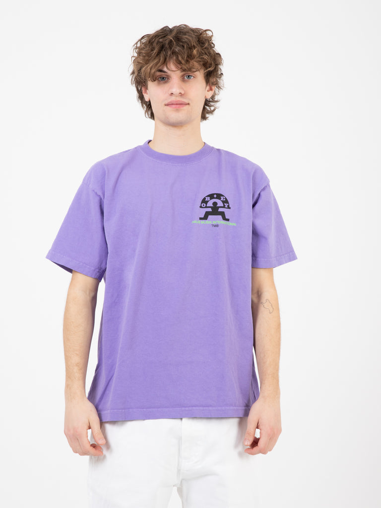 OBEY - T-Shirts Obey Haus Musik purple flower