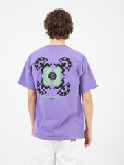 OBEY - T-Shirts Obey Haus Musik purple flower