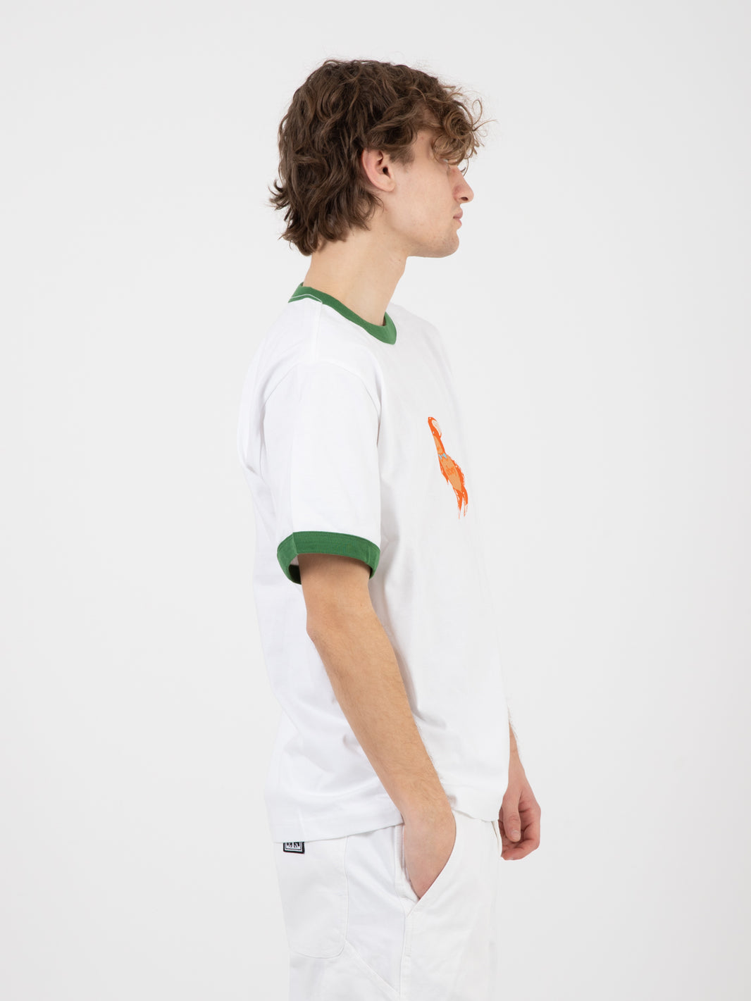 Ted Ringer Tee SS white multi