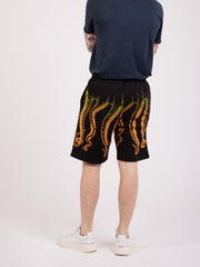 OCTOPUS - Bermuda Gradient nero / arancio / giallo