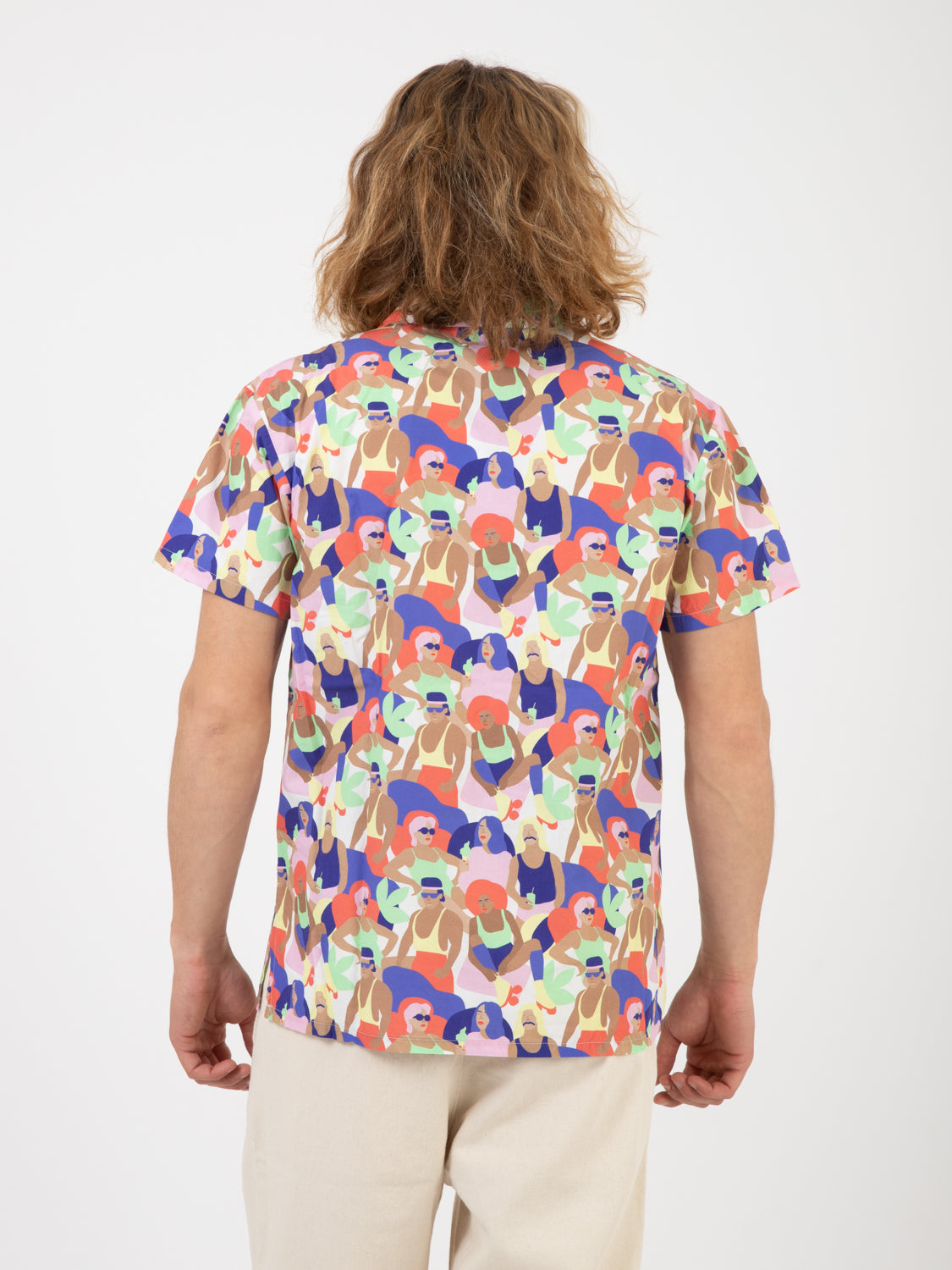 Camicia Grove pattern manica corta