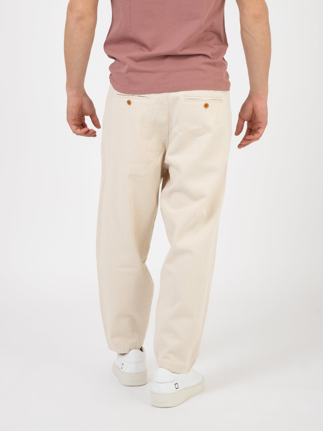 Pantaloni Swing off white
