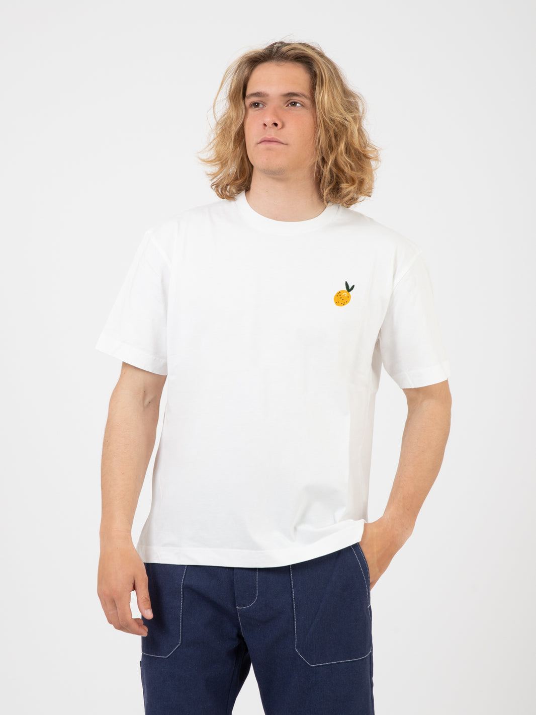 Lemon Eyes Off White T-Shirt