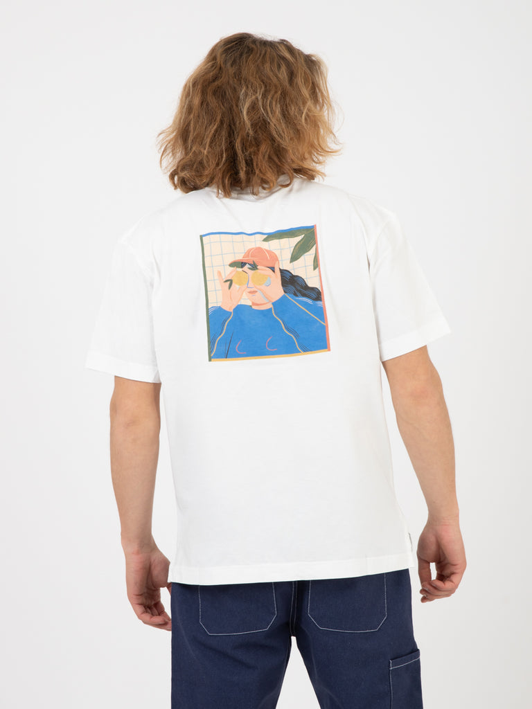 OLOW - T-Shirt Lemon Eyes off white