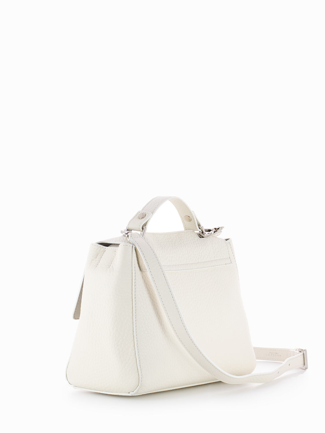 Sveva Soft small white handbag